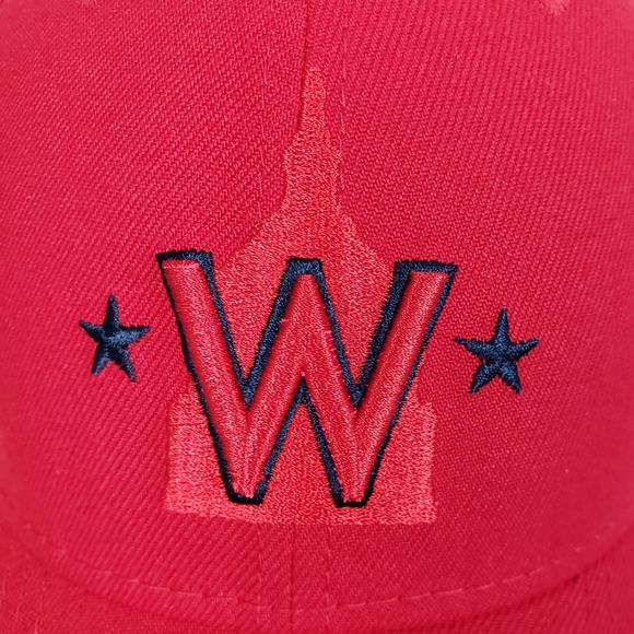 New Era Red Washington Nationals 2023 Batting Practice 39THIRTY Flex Hat L / XL - Picture 13 of 15